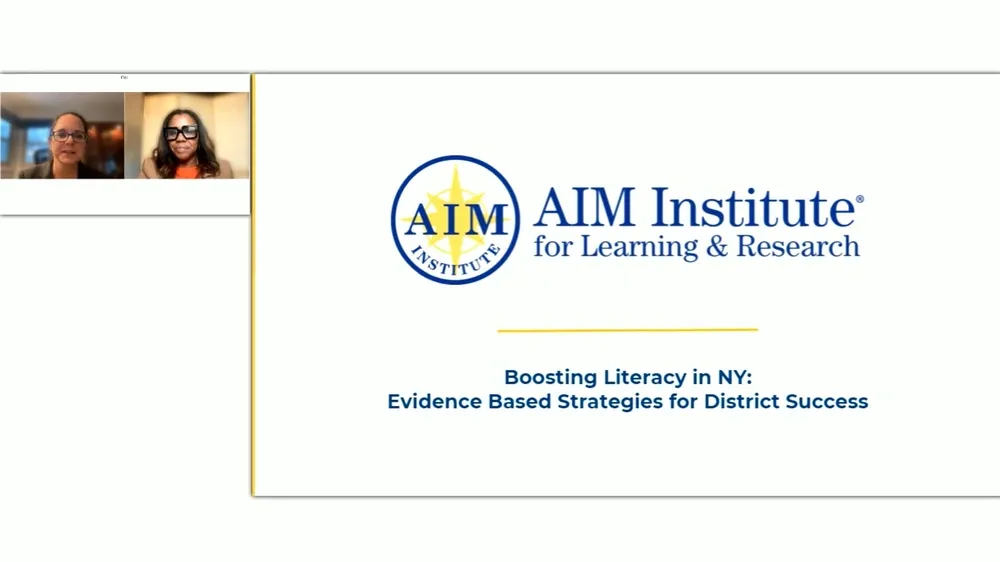 Preview of video titled "Boosting Literacy in NY: Evidence Based Strategies for District Success with Kristen Wynn."