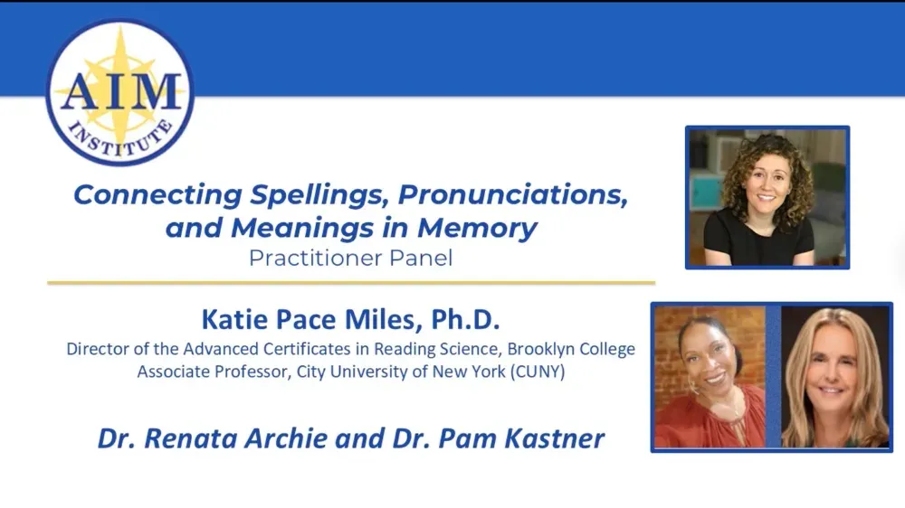 Preview of video titled "Sight Word Reading: Connecting Spellings to Meanings in Memory."