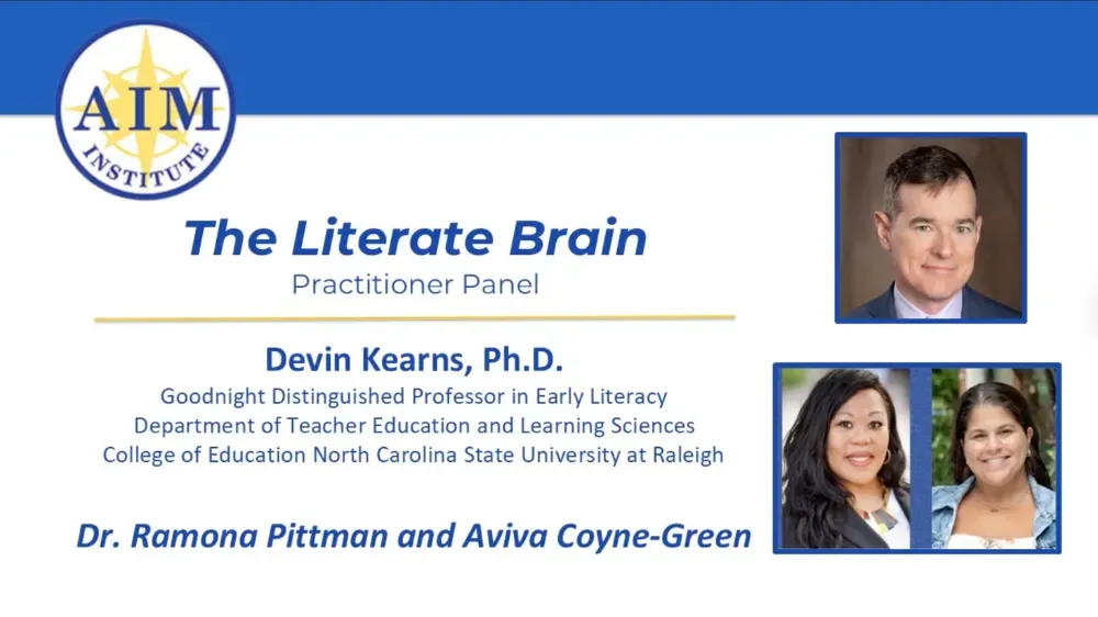 Preview of video titled "The Literate Brain."