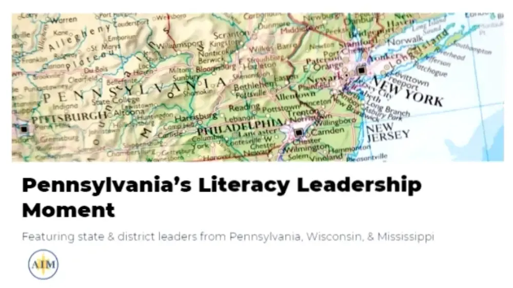 Preview of video titled "Pennsylvania's Literacy Leadership Moment."